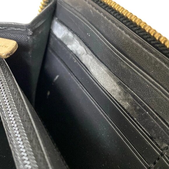 Auth COACH Heritage/Luxury Signature PVC Leather Accordion Zip Around F54630 PVC - Picture 2 of 9